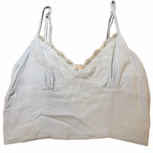 PacSun Lace Trim Camisole - Light Blue Medium